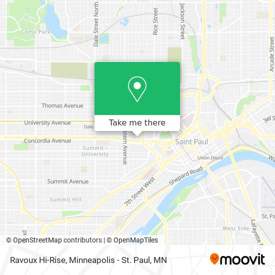 Mapa de Ravoux Hi-Rise