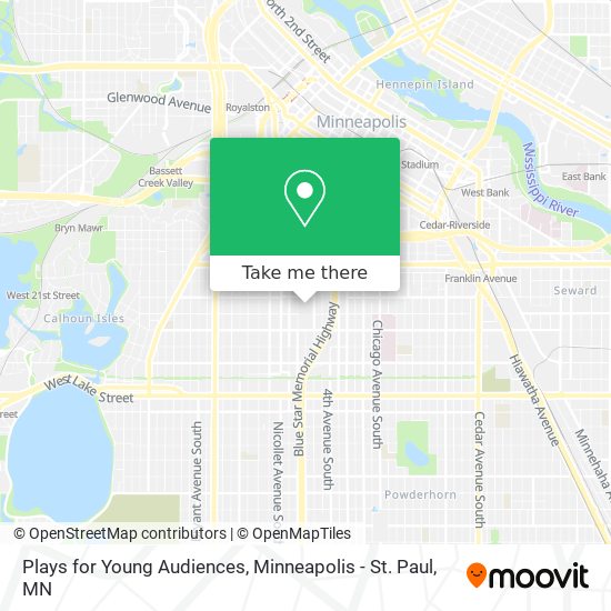 Mapa de Plays for Young Audiences