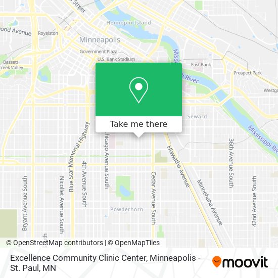 Excellence Community Clinic Center map
