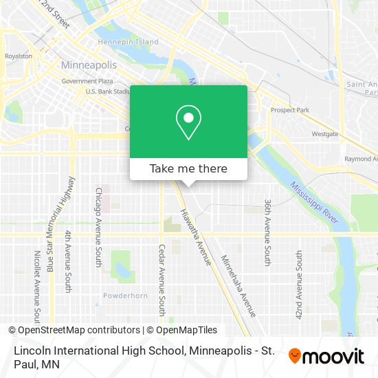 Lincoln International High School map