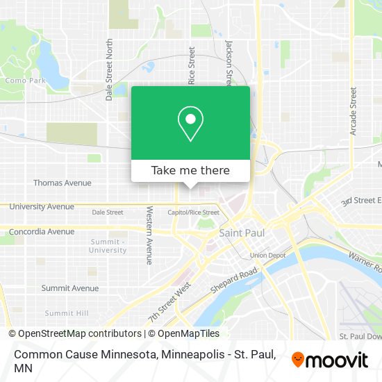 Common Cause Minnesota map
