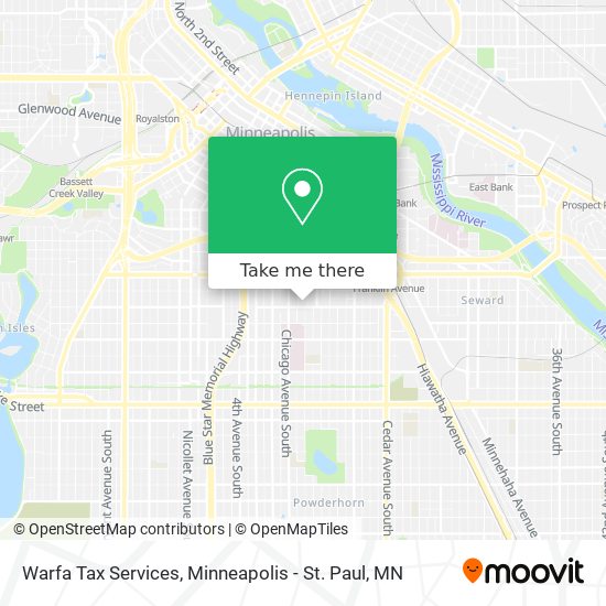 Warfa Tax Services map