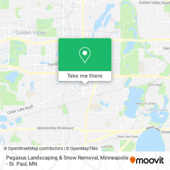 Mapa de Pegasus Landscaping & Snow Removal