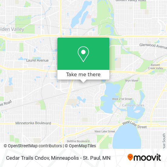 Mapa de Cedar Trails Cndov