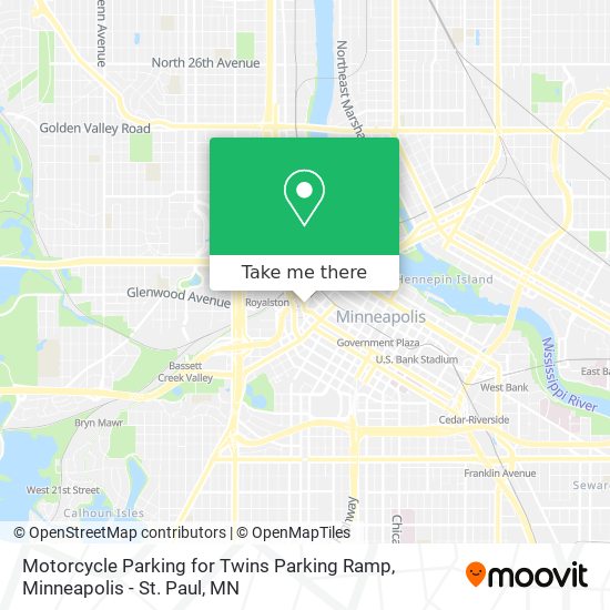Motorcycle Parking for Twins Parking Ramp map
