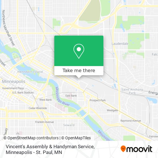 Vincent's Assembly & Handyman Service map