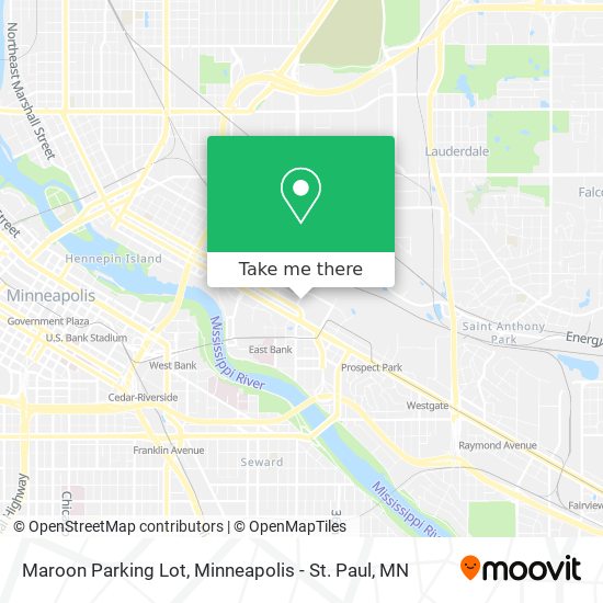 Mapa de Maroon Parking Lot