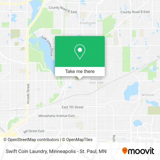 Swift Coin Laundry map