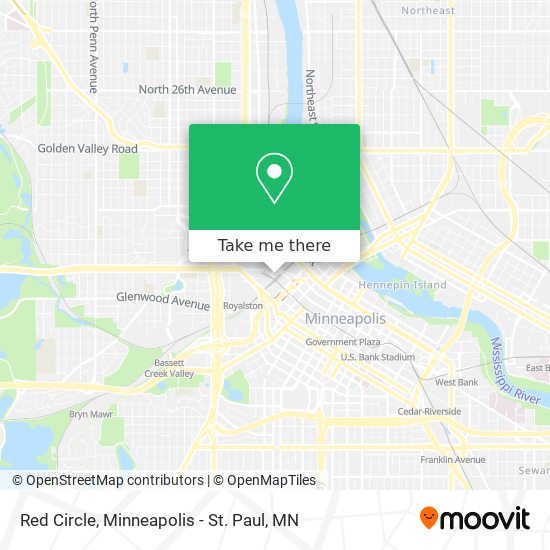 Red Circle map