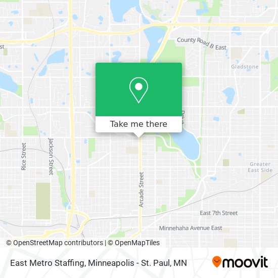 East Metro Staffing map