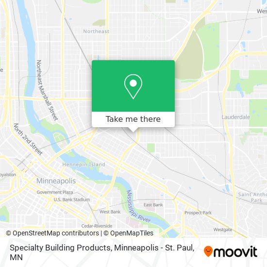 Specialty Building Products map