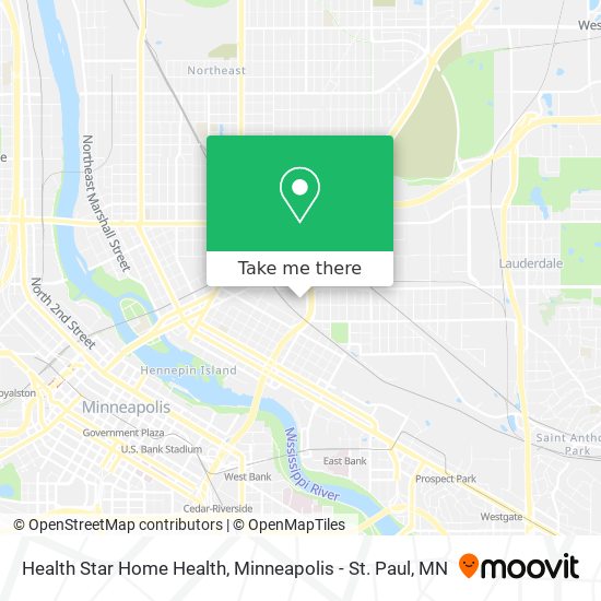 Health Star Home Health map