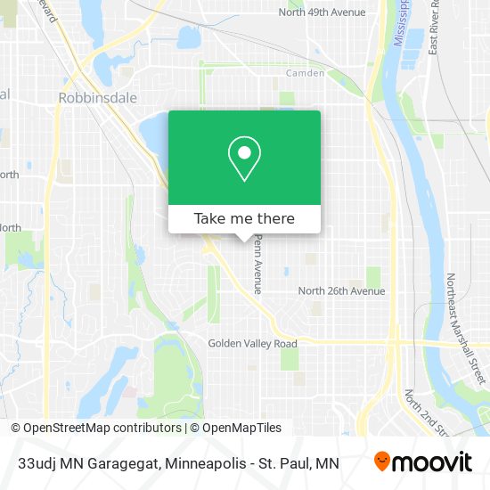 Mapa de 33udj MN Garagegat