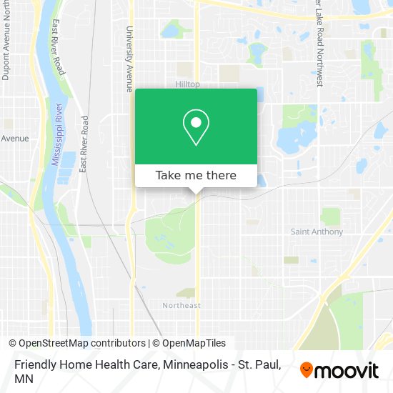 Friendly Home Health Care map