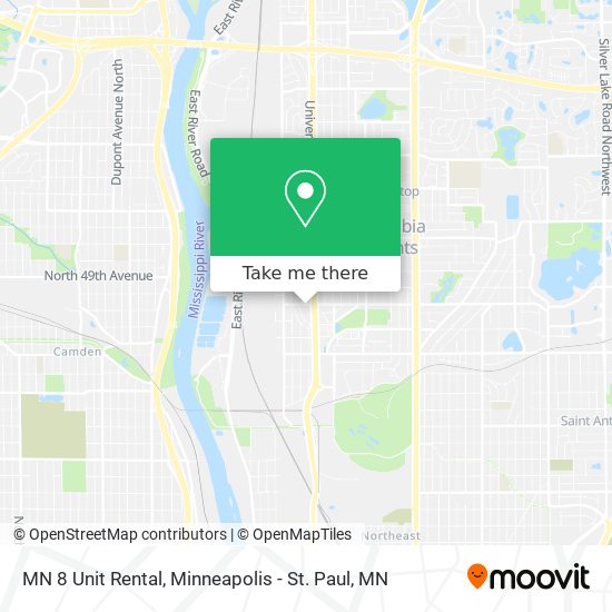 MN 8 Unit Rental map