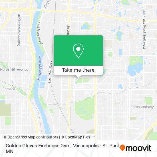 Mapa de Golden Gloves Firehouse Gym