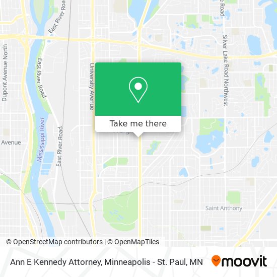 Ann E Kennedy Attorney map