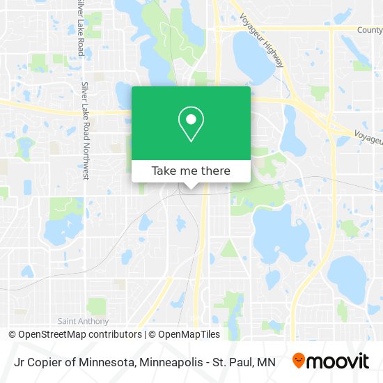 Jr Copier of Minnesota map