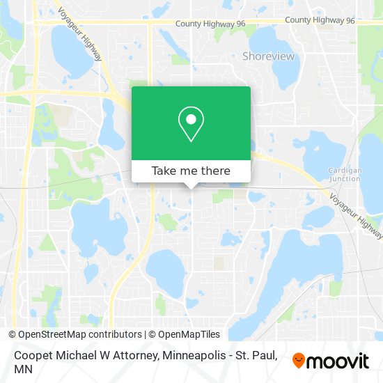Mapa de Coopet Michael W Attorney