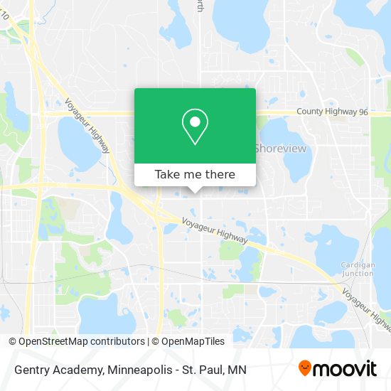 Gentry Academy map