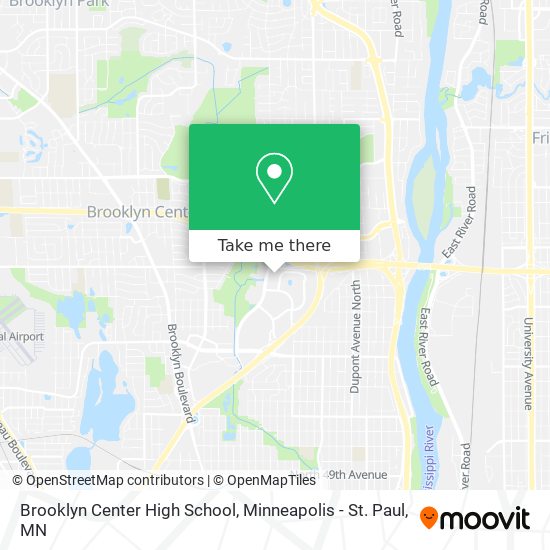 Brooklyn Center High School map