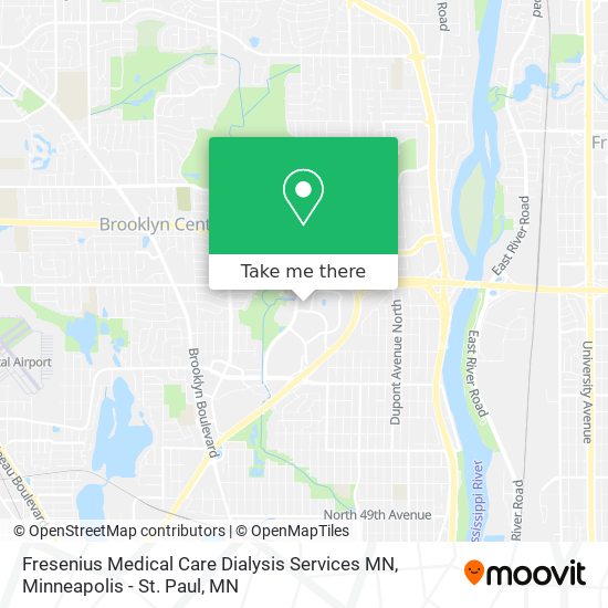 Mapa de Fresenius Medical Care Dialysis Services MN