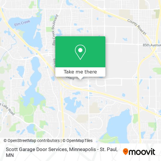 Scott Garage Door Services map