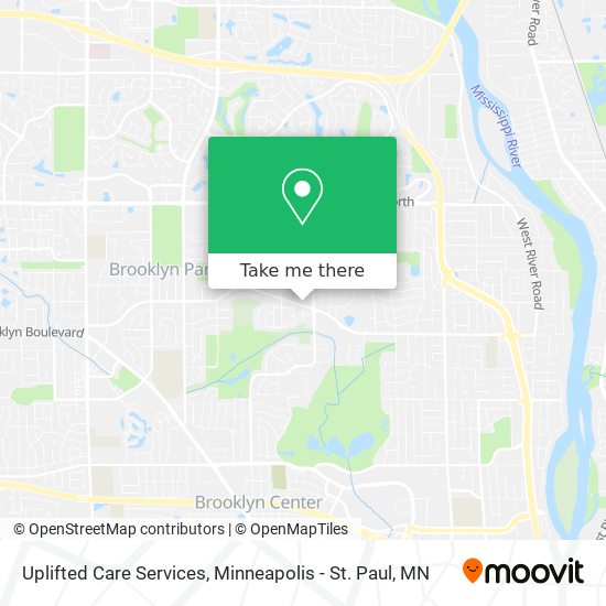 Uplifted Care Services map