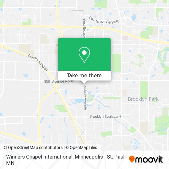 Mapa de Winners Chapel International