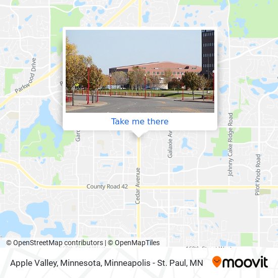 Apple Valley, Minnesota map