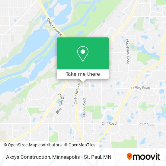 Axxys Construction map