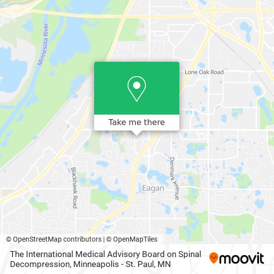 Mapa de The International Medical Advisory Board on Spinal Decompression