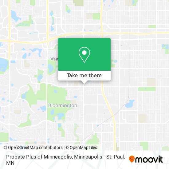 Probate Plus of Minneapolis map
