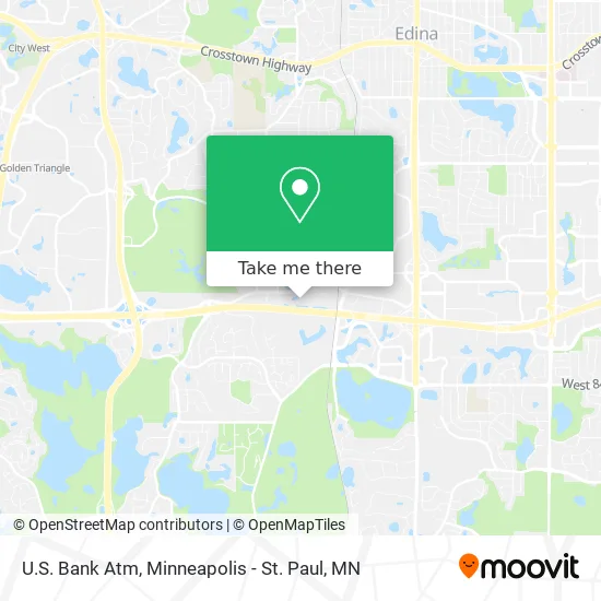 Mapa de U.S. Bank Atm