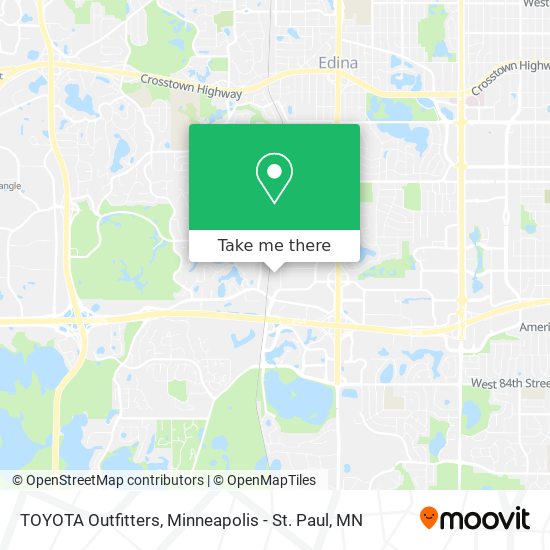TOYOTA Outfitters map
