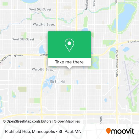 Richfield Hub map