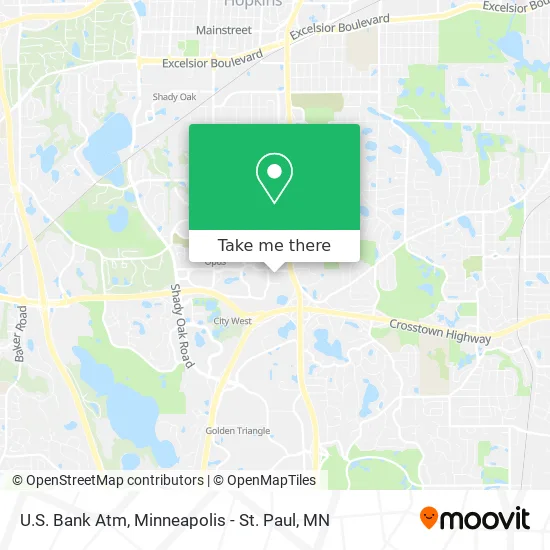 Mapa de U.S. Bank Atm