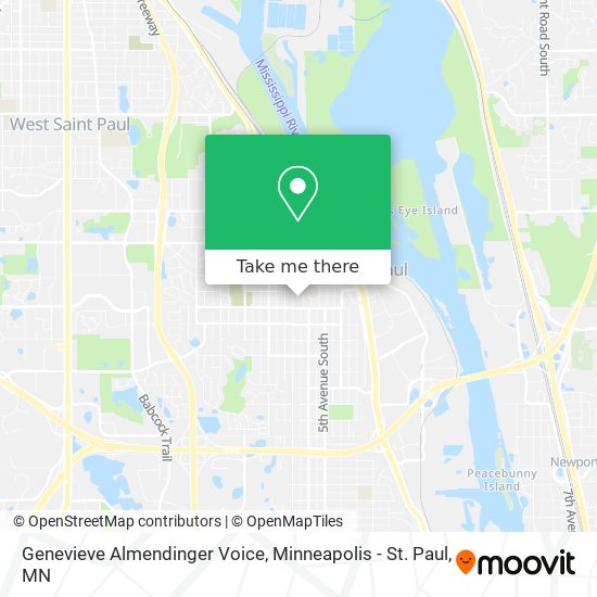 Mapa de Genevieve Almendinger Voice
