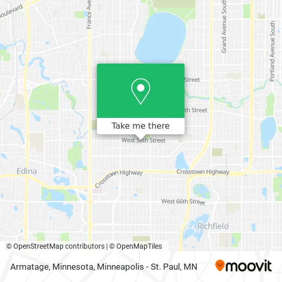 Armatage, Minnesota map