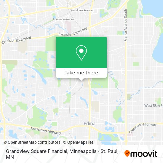 Grandview Square Financial map