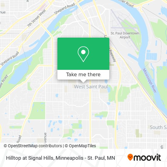 Hilltop at Signal Hills map