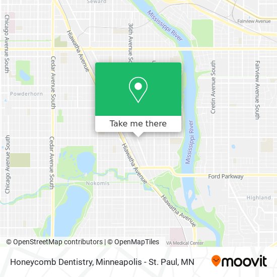 Honeycomb Dentistry map