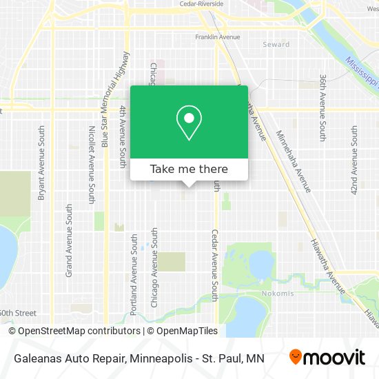 Galeanas Auto Repair map
