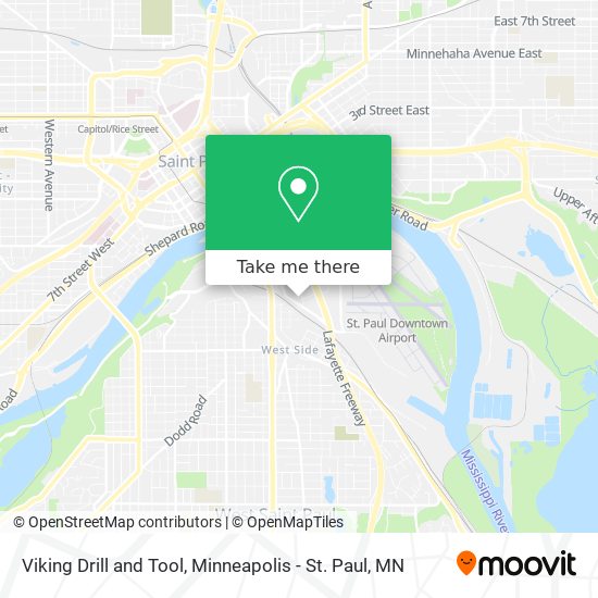 Viking Drill and Tool map