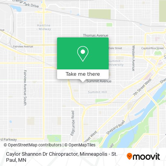 Caylor Shannon Dr Chiropractor map