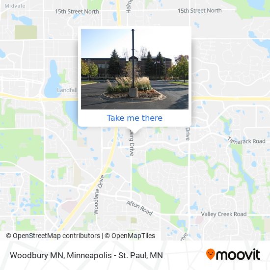 Mapa de Woodbury MN