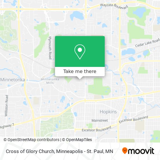 Mapa de Cross of Glory Church