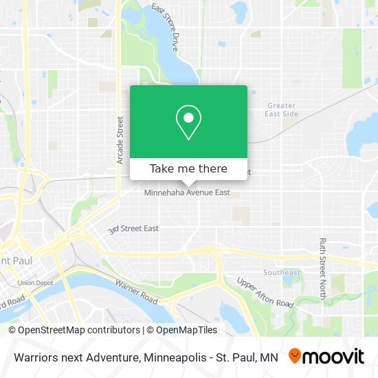 Warriors next Adventure map