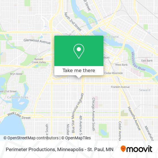 Mapa de Perimeter Productions