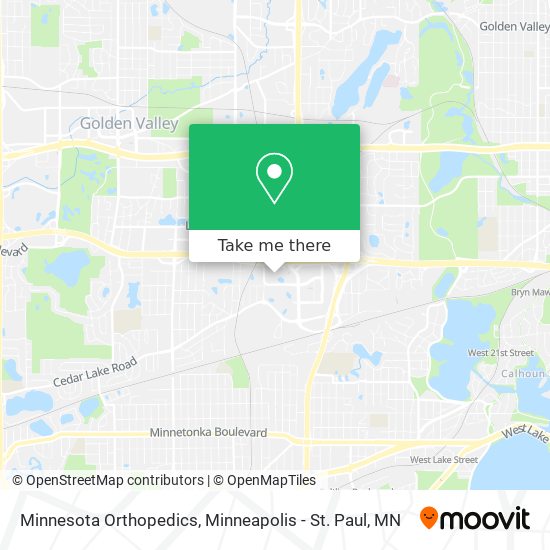 Minnesota Orthopedics map